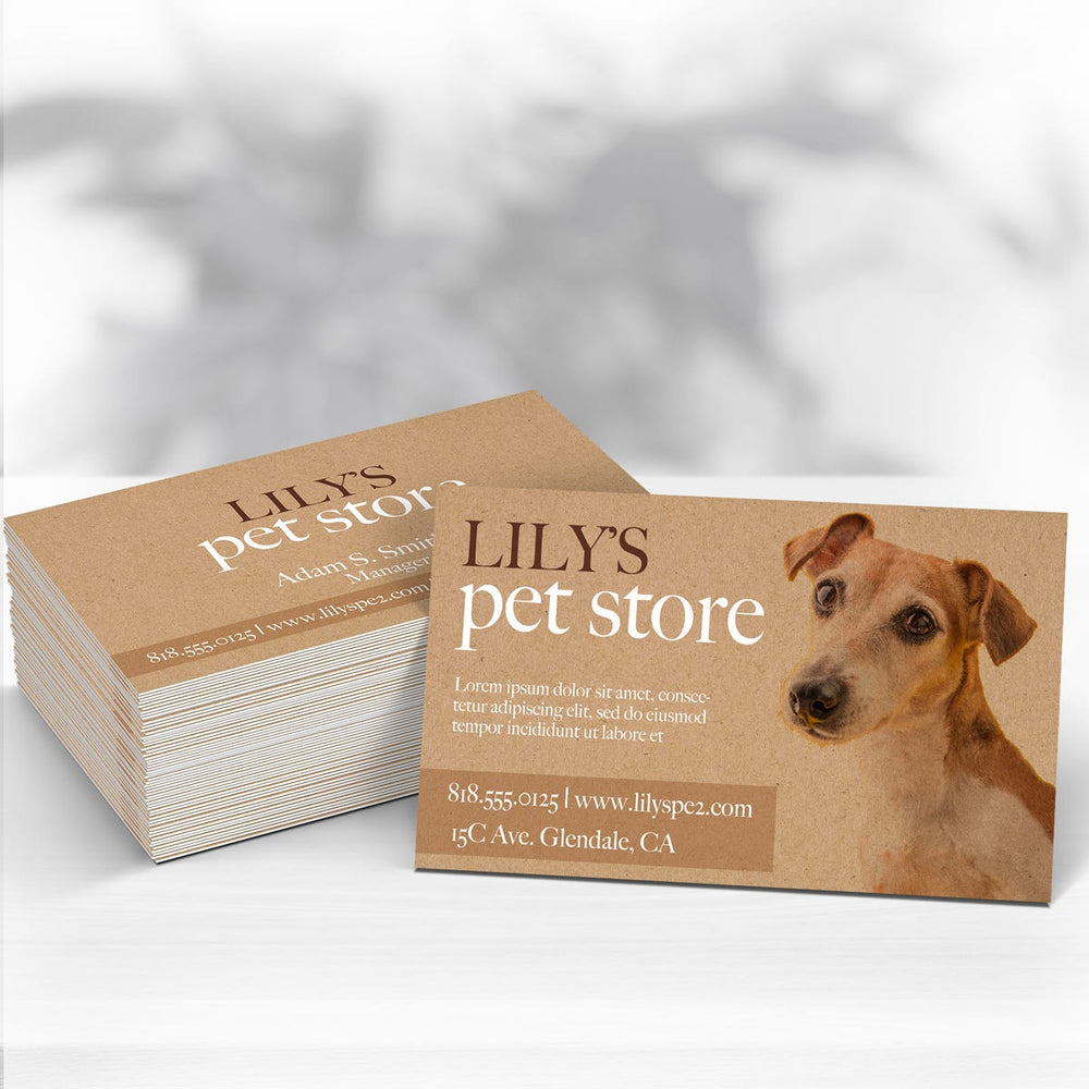 Brown Kraft Business Cards